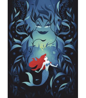 DISNEY ARIEL URSULA 50X70
