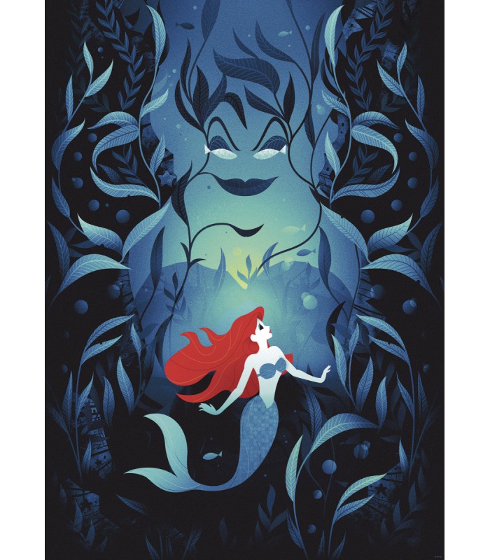 DISNEY ARIEL URSULA 50X70