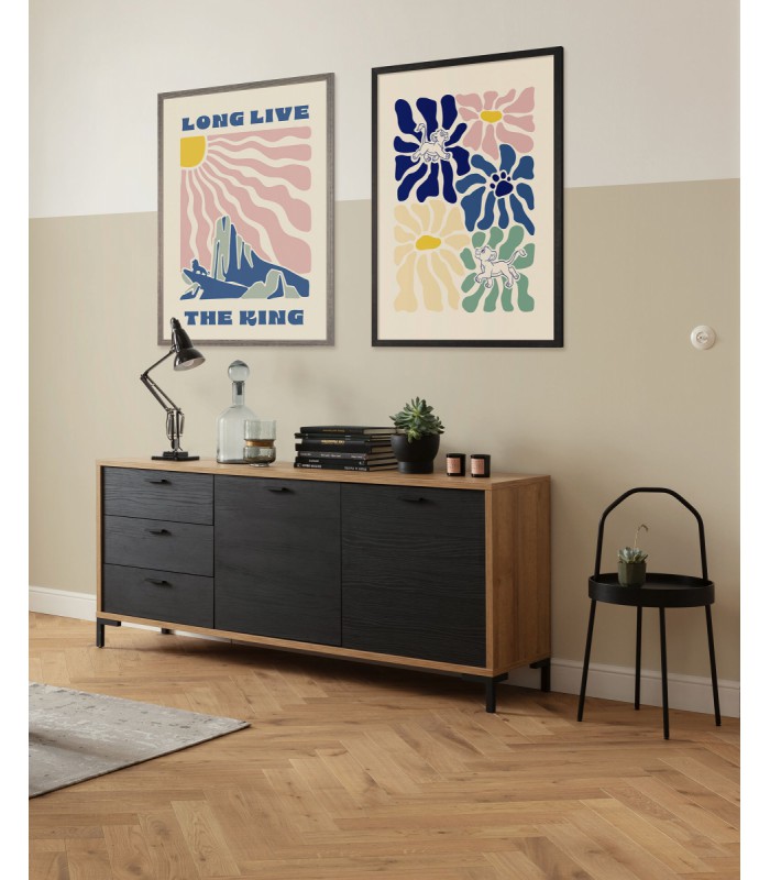 DISNEY THE LION KING BETWEEN FLOWERS 50X70