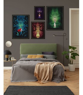 DISNEY TIANA DR. FACILIER 50X70