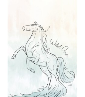 DISNEY FROZEN BLUE LIGHTS 50X70