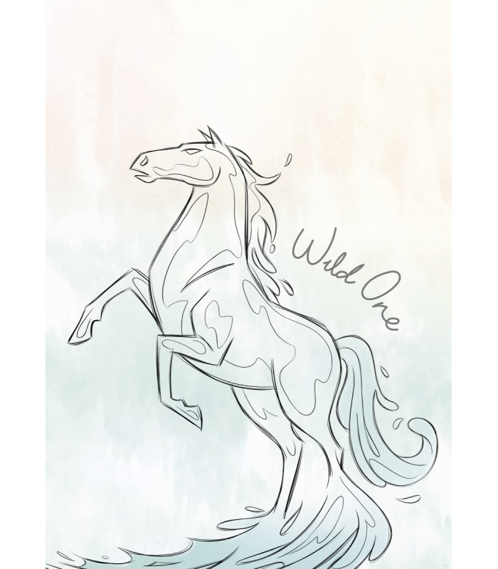 DISNEY FROZEN BLUE LIGHTS 50X70