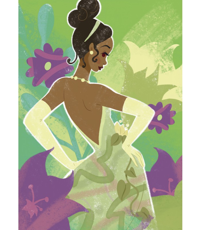 DISNEY PRINCESS TIANA IN GREEN 50X70