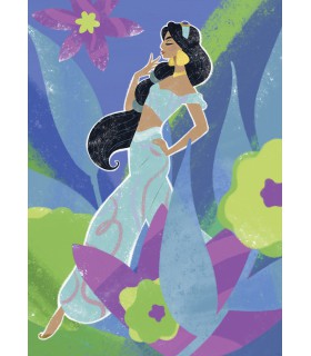 DISNEY PRINCESS JASMINE IN BLUE 50X70