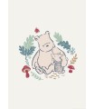 DISNEY WINNIE THE POOH TAKING CARE 50X70