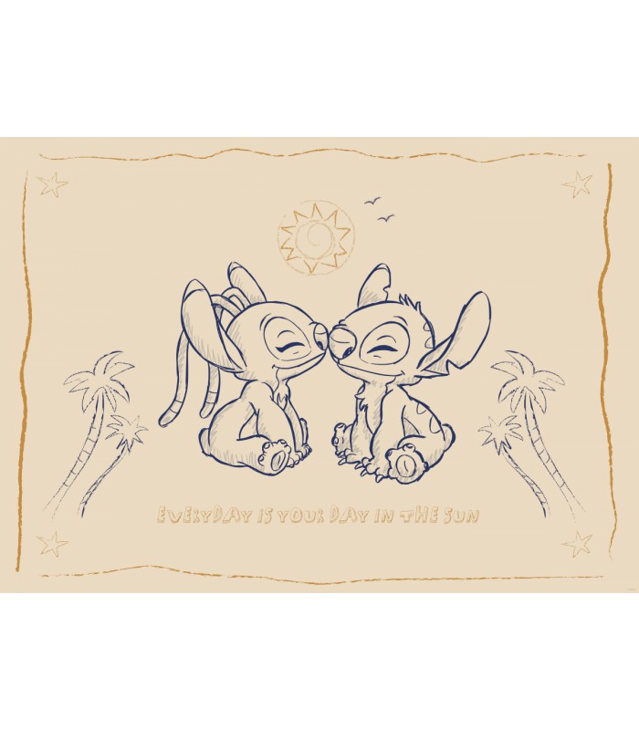 DISNEY LILO AND STITCH YOUR DAY IN THE SUN 50X70