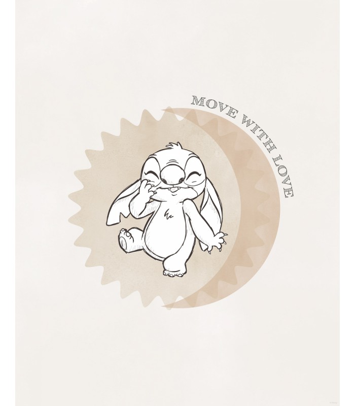DISNEY LILO AND STITCH MOVE WITH LOVE 50X70