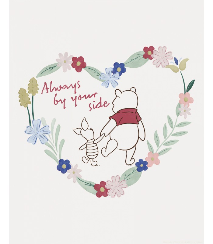 DISNEY WINNIE THE POOH ALWAYS BY YOUR SIDE 50X70