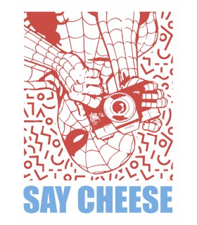 MARVEL SPIDER-MAN SAY CHEESE RED 50X70