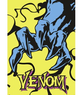 Affiche Marvel - Venom Colourful Claw - 50 x 70 cm