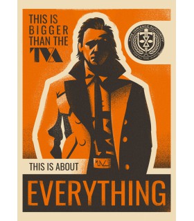 Affiche Marvel - Loki 50x70 cm - rétro et graphique