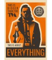 Affiche Marvel - Loki 50x70 cm - rétro et graphique