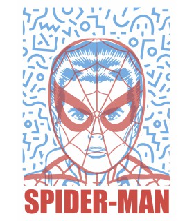 Affiche Marvel - Spider-Man visage - 50 x 70 cm