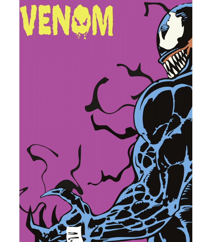 MARVEL VENOM COLOURFUL STARE 50X70