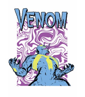 Affiche Marvel - Venom Colourful Scream - 50 x 70 cm
