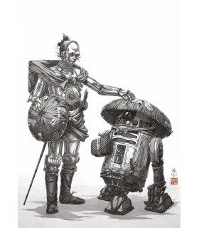 Affiche Star Wars - Vision Samurai Droids - 50x70 cm