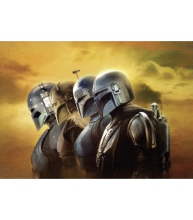 Affiche Star Wars - The Mandalorian Line Up - 50 x 70 cm
