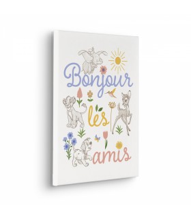Affiche murale Disney-  Classics Bonjour - 30x40 cm