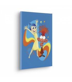 Toile imprimée Disney Pixar - Vice-Versa Think Positive - 30x40 cm