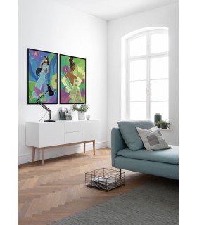 DISNEY PRINCESS JASMINE IN BLUE 50X70