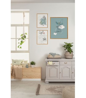 DISNEY LADY AND THE TRAMP HELLO TRAMP 50X70