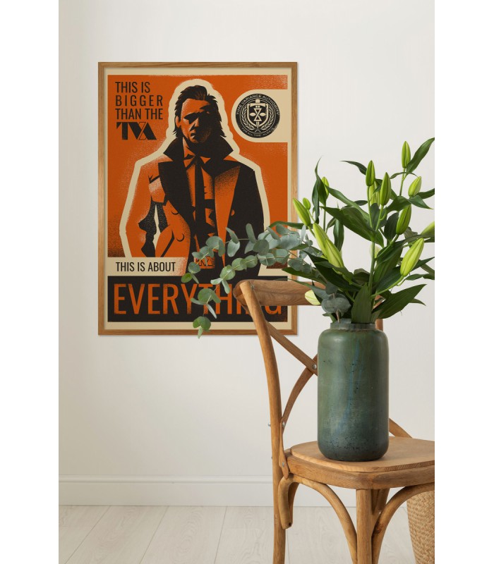 Affiche Marvel - Loki 50x70 cm - rétro et graphique