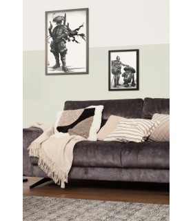 Affiche Star Wars - Vision Samurai Bounty Hunter - 50 x 70 cm
