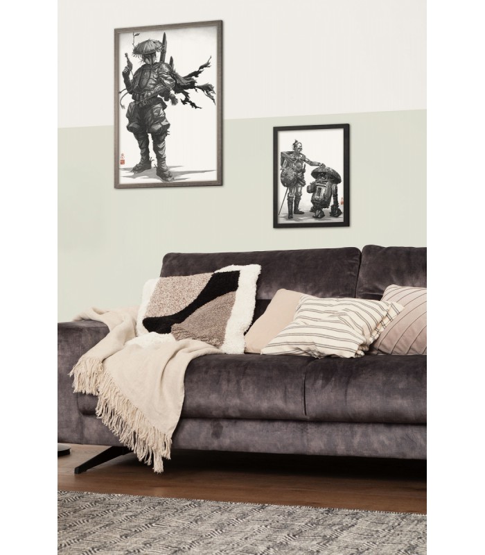 Affiche Star Wars - Vision Samurai Bounty Hunter - 50 x 70 cm