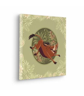 Toile imprimée Disney - Le Roi Lion Wild and Free 40x40 cm