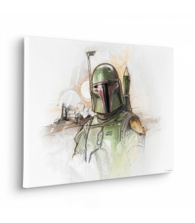 Toile imprimée Star Wars - Boba Fett - 60x40 cm