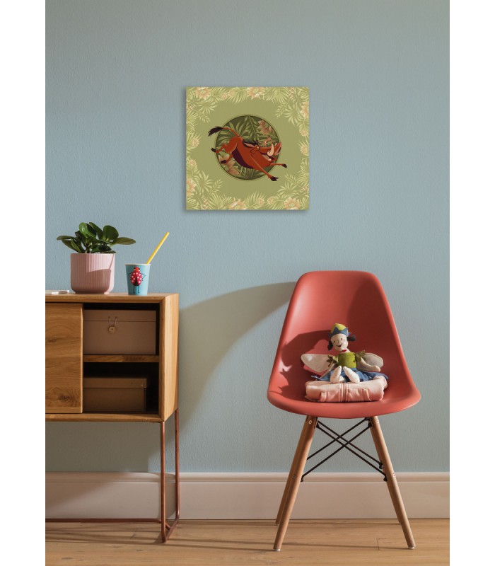 Toile imprimée Disney - Le Roi Lion Wild and Free 40x40 cm