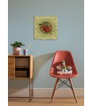 Toile imprimée Disney - Le Roi Lion Wild and Free 40x40 cm