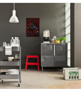 Toile imprimée Marvel - Venom Symbiont Red - 40x60 cm