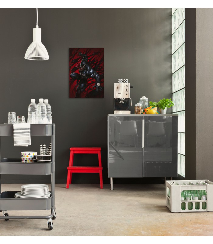 Toile imprimée Marvel - Venom Symbiont Red - 40x60 cm