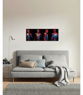 Toile imprimée Marvel - Spider-Man Portrait Photos - 90x30 cm