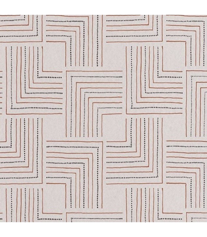 Papier Peint Nangara Tingari Noir et Blanc – Nangara de Casadéco - réf. NANG84390534