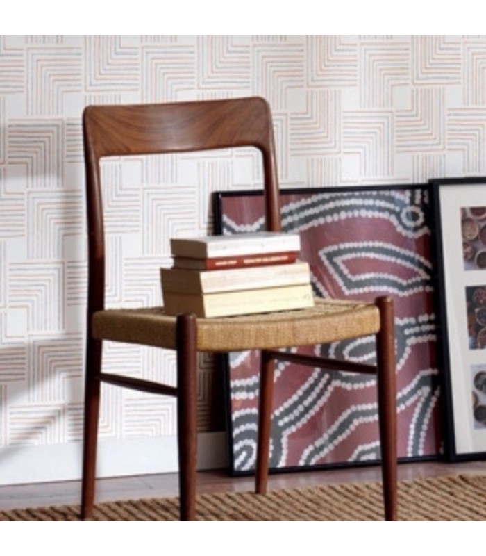 Papier Peint Nangara Tingari Noir et Blanc – Nangara de Casadéco - réf. NANG84390534