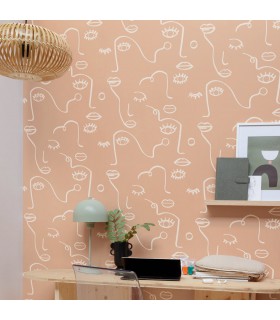 Papier Peint Just Smile Nude – Young and Free de Casélio- réf. YNF103334040