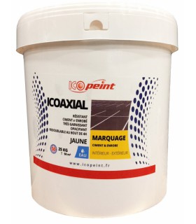 Icopeint Icoaxial Peinture Marquage Ciment et Enrobé - Intérieur et Extérieur