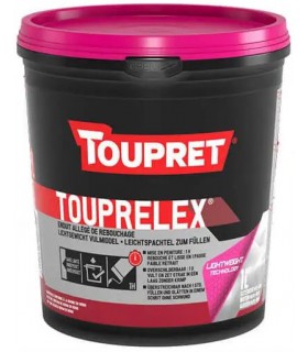 Enduit de rebouchage allégé Touprelex