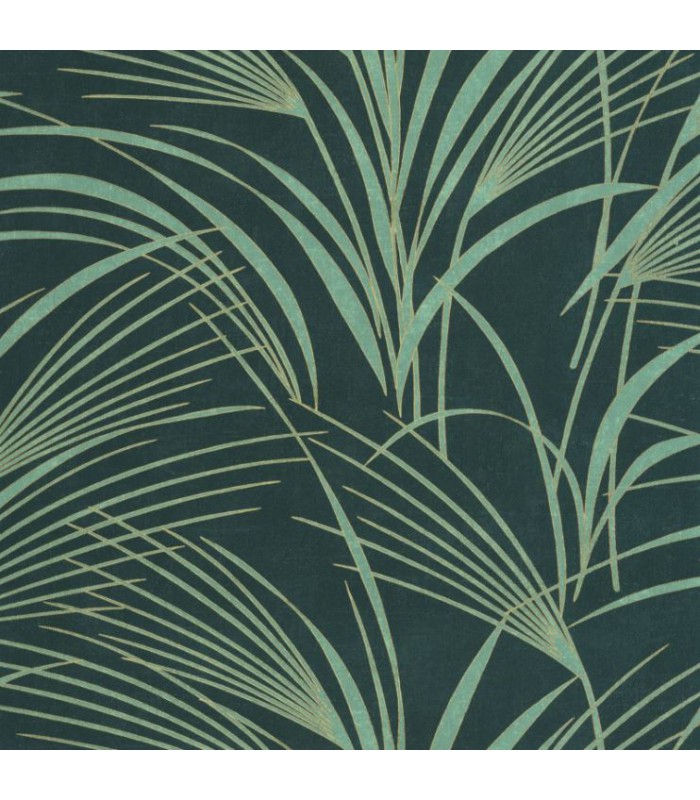 Papier peint SAMARRA BLEU PAON - Collection Babylone - CASADECO - Ref. BBLN89726788