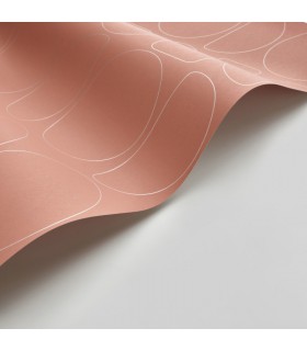 Papier peint LEGERETE TERRACOTTA - Collection Alchimie - CASADECO - Ref. ALMI89923596