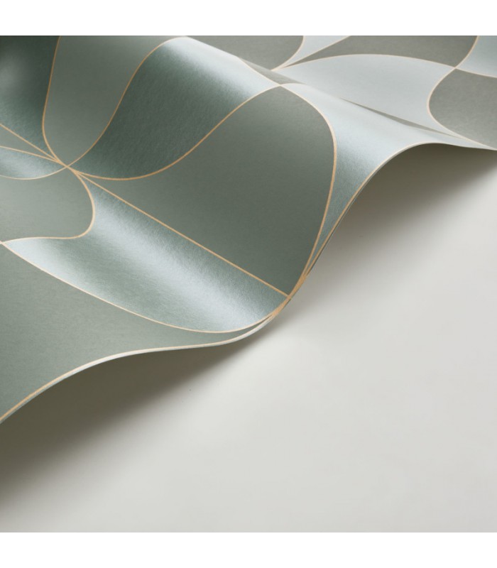 Papier peint VIREVOLTE VERT TAIGA - Collection Alchimie - CASADECO - Ref. ALMI89937777