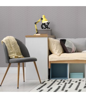 Papier peint CONNEXIONS GRIS PLUME - Collection Alchimie - CASADECO - Ref. ALMI89949180