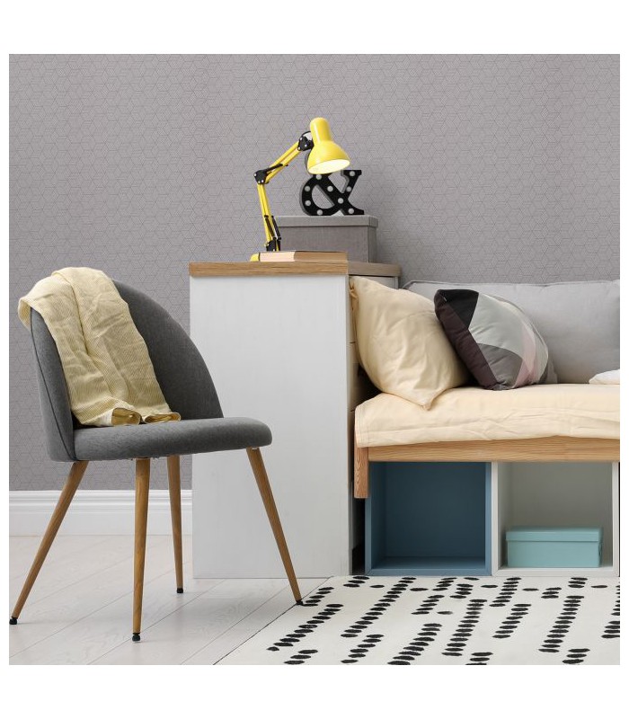 Papier peint CONNEXIONS GRIS PLUME - Collection Alchimie - CASADECO - Ref. ALMI89949180