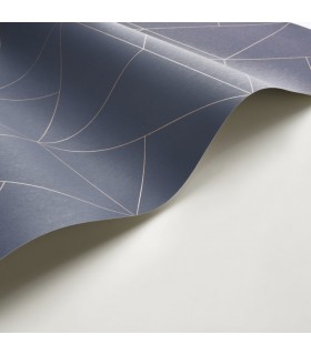 Papier peint SUBTILITE BLEU ENCRE - Collection Alchimie - CASADECO - Ref. ALMI89956803