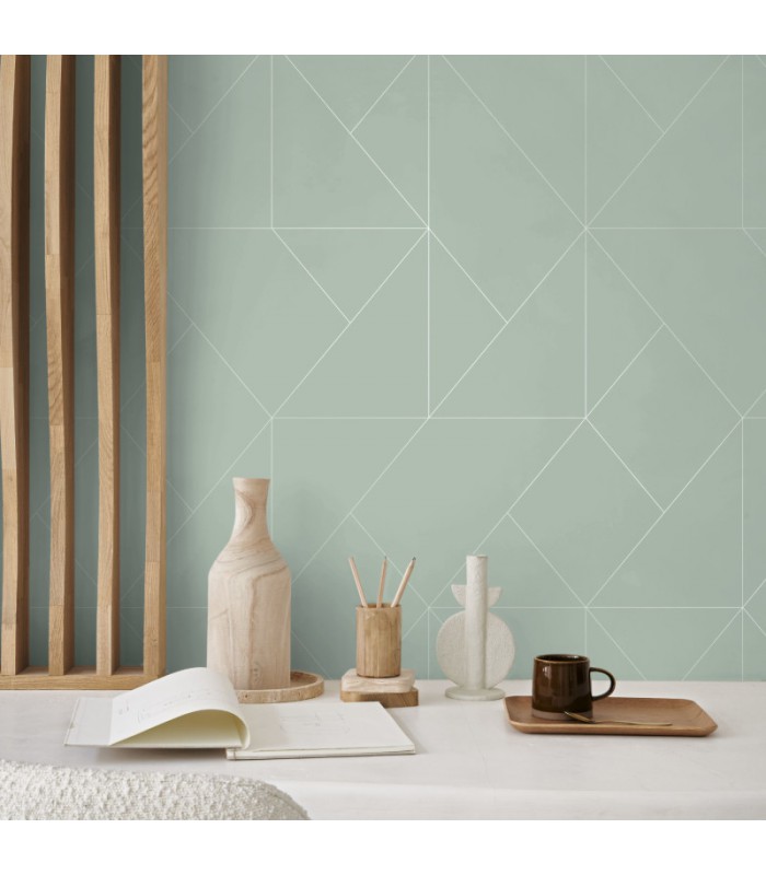 Papier peint SUBTILITE CELADON - Collection Alchimie - CASADECO - Ref. ALMI89957247