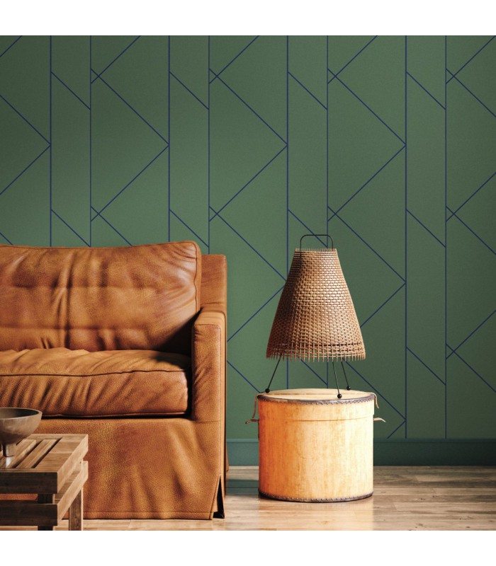 Papier peint PURE VERT CANOPEE - Collection Alchimie - CASADECO - Ref. ALMI89907622