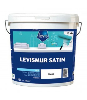 Levis Levismur Satin 15L - Peinture acrylique murs & plafonds