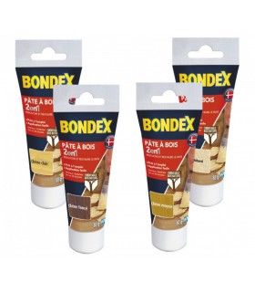 Bondex Pâte à Bois 2 en 1 Rebouche et Restaure